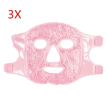 3 Adet Jel Buz Maskesi Sıcak Soğuk Kompres Uyku Ev Güzellik Maskesi Soğutma Göz Maskesi Kullanımlık Buz Masaj Maskesi Yüz Cilt Bakımı Aracı