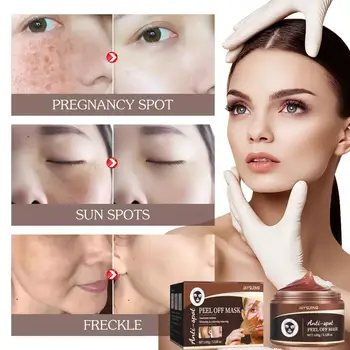 Anti-spot Maske Pratik Azaltmak Pigmentasyon Etkili Smear Ferahlatıcı Peel-off Yüz Maskesi Güzellik Kaynağı