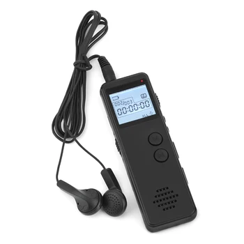 32 GB Dijital Ses Kaydedici Ses MP3 Kulaklık Gürültü Azaltma Ses Bir Anahtar Kayıt WAV Kayıt Oyuncu 128 Kbps