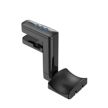 Kulaklık Askısı Kulaklık Tutucu Masanın Altında USB Kulaklık Standı USB şarjlı 360 Dönen Kulaklık Tutucu Dağı İle