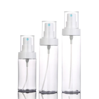 80 ml / 120 ml / 160 ml 20 adet/grup Taşınabilir küçük Şeffaf Plastik Boş Sprey Şişesi Doldurulabilir Şişeler Premium parfüm şişeleri