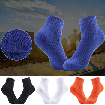 Erkek Kalınlaşmış spor çorapları Nefes Rahat Orta Tüp Çorap Havlu Alt Pamuk Çorap Ayak Bileği Çorap Çorap Basketbol