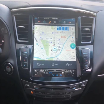 2 Din Tesla Ekran Infiniti QX60 Android Araba GPS Navigasyon Multimedya Oynatıcı otomobil radyosu Video Stereo DSP Kafa Ünitesi CarPlay