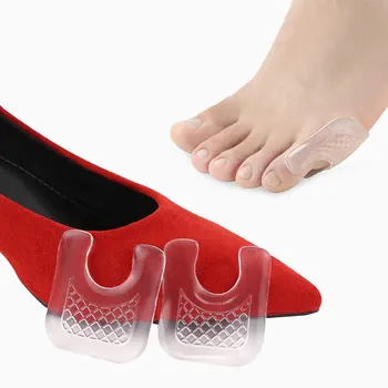 2 Adet Yeni U Şeklinde JEL Keçe Nasır Ayak Pedleri Ayakkabı Topuk Ağrı kesici Korumak Köpük Yastık Erkekler ve Kadınlar için Çıkartmalar Bakım Tabanlık