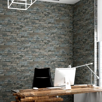 Beibehang Kabartmalı Tuğla 3D Duvar Kağıdı Rulo Modern Etkisi Tuğla Duvar Kağıdı Duvarlar Oturma odası Arka Plan Duvar kağıdı duvarlar için