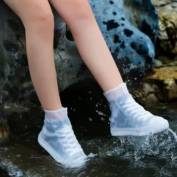 Giyilebilir yağmur botu Kapakları Esnek Hiçbir Koku Hafif Katlanabilir Su Geçirmez yağmur ayakkabısı kılıfları Ayakkabı Kapakları Ayakkabı Koruma
