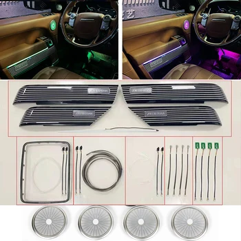 LED Ortam ışıklı hoparlör Kapak süslemeleri ışık kapı Paneli değiştirme Maybach tarzı Range Rover Vogue Spor 2013-2021 İçin