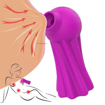 7 Hızları Vakum Emme Vibratör Kadınlar için Seks Oyuncakları Enayi Vibratör Meme Meme Masajı Masturbator Klitoris Emme