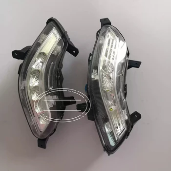MG3 için 2014 LED DRL gündüz çalışan far sürüş sis lambası araba aksesuarları accesorios para oto