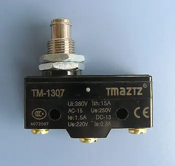 TM-1307 Panel Montajlı Piston Aktüatörü Anlık Mikro Limit Anahtarı