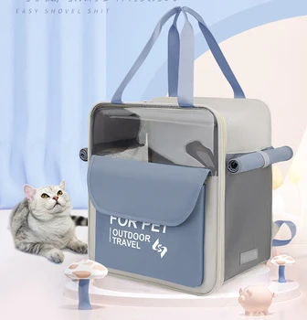 Taşınabilir evcil hayvan taşıyıcı Çanta Kedi Büyük Kapasiteli Sırt Çantası Moda Seyahat Kapsül kedi çantası Chihuahua Pug Pet Malzemeleri