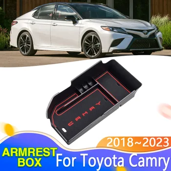 Merkezi Kol Dayama saklama kutusu Toyota Camry için XV70 LHD Daihatsu Altis 2018 ~ 2023 Merkezi Konsol Çeşitli Eşyalar Organizatör Araba Aksesuarları