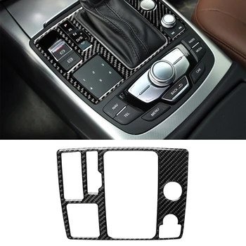 Audi için A6 S6 C7 A7 S7 4G8 2012-2018 Motor Çalıştırma Durdurma Anahtarı Düğmesi panel dekorasyon Kapak Trim Sticker Çıkartması Araba Aksesuarları