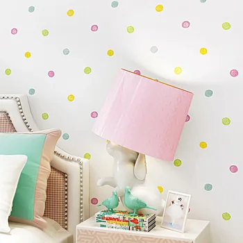 Çocuk Odası Duvar Kağıdı Kız Yatak Odası Prenses Odası Karikatür Sıcak Kız Dokunmamış Pembe Polka Dot çocuk Duvar Kağıdı