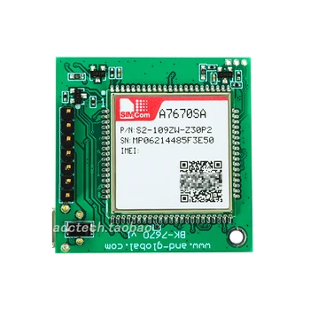SIMCom A7670SA 4G LTE CAT 1 modülü Geliştirme Çekirdek Kurulu TTL Test GPRS / EDGE İle GPS GSM A7670