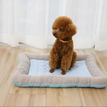 Pet Kanepe Pet Buz Yastık Köpek soğutma matı Yaz Serin Hissediyorum köpek yatağı Orta Ve Büyük Köpekler Kediler İçin Nefes