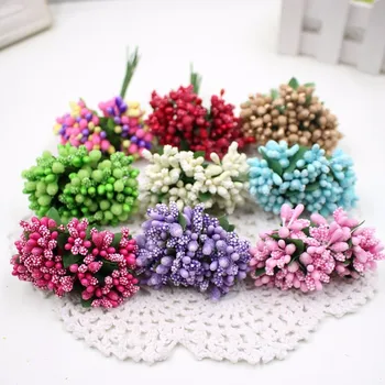 El yapımı Ercik yapay çiçekler İpek Kutusu Scrapbooking Düğün Parti DIY Hediye Çiçek Süslemeleri