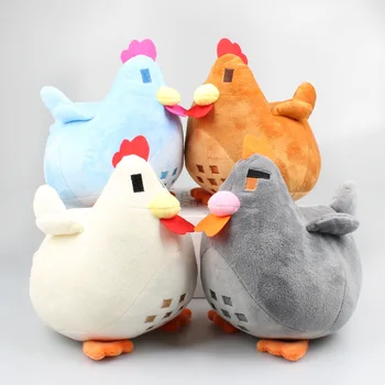 20 cm Stardew Vadisi Oyunu doldurulmuş oyuncak Kawaii Stardew Vadisi Tavuk peluş oyuncak Yumuşak Tavuk Hayvan Peluş Bebek Sevimli Hediye çocuklar için