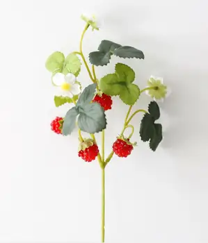 Yapay çiçek çilek dut ile fout küçük meyve dekorasyon simüle etmek için kullanılan meyve DIY malzemeleri BP056