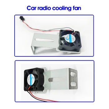 Develuck Araba radyo soğutma fanı araba navigasyon radyo soğutma sistemi