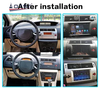 Android Araba radyo Citroen C4 Quatre Triumph 2004-2012 Ses Araba Multimedya Oynatıcı DVD GPS Navi Stereo Ünitesi Kaset Kaydedici