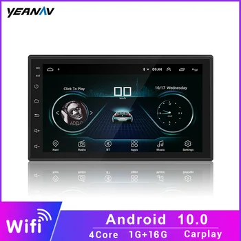 Yeanav 7 İnç Android GPS Araba Radyo 2.5 D Dokunmatik Ekran Araba Multimedya Oynatıcı Navigasyon Autoradio 2Din Toyota Nissan Hyundai İçin