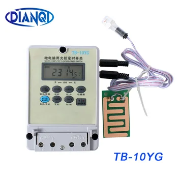 TB-10YG Yağmur kontrol anahtarı ışık Fotoelektrik anahtarı zamanlayıcı anahtarı 220V 20A 2 adet prob ile