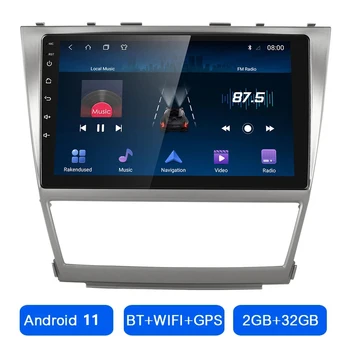 Android 11 2G + 32G Araba Radyo Multimedya Video Oynatıcı Kafa Ünitesi Camry 2006-2011 İçin Navigasyon GPS Bluetooth wifi 2din hiçbir dvd