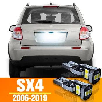 2 adet LED plaka aydınlatma ışığı Ampul Aksesuarları Suzuki SX4 2006 2007 2008 2009 2010 2011 2012 2013 2014 2015 2016 2017 2018 20
