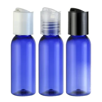 48 adet / grup 30ml plastik boş şişeler basın kapağı (Disk üst kapağı), şişe losyon şampuan kozmetik ambalaj