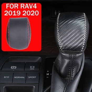 Araba Deri Vites Topuzu Kapağı Vites Kutusu Merkezi Konsol Koruyucu Kılıf Toyota RAV4 RAV-4 2019 2020 Aksesuarları