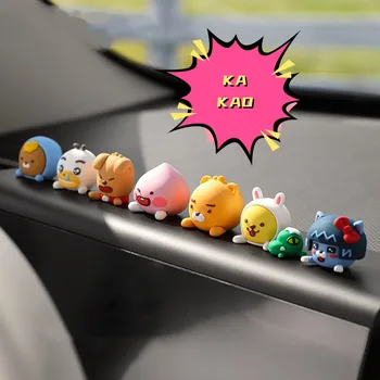 Araba aksesuarları Dekoratif süsler Sevimli karikatür yaratıcı mini araba iç dashboard oyuncaklar K A-KAO arkadaşlar aksesuarları