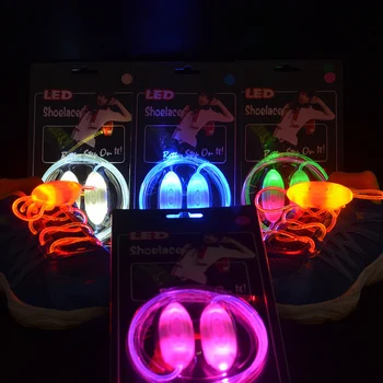 2022 Yeni LED Flaş Ayakkabı Bağı Atletik Spor Düz Ayakkabı Bağcıkları Ayakkabı Bağı Ayakkabı Bağcıkları Parti Disko Dekor Aydınlık Light Up Glow Askı