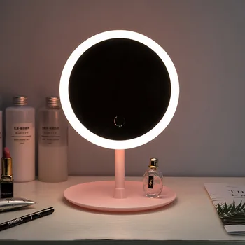 Makyaj Arkadan aydınlatmalı Ayna ışık Doğal Beyaz LED makyaj masası aynası Ayrılabilir / Depolama Tabanı 3 Modları espelho lustro LD
