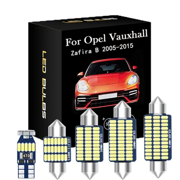 HSMI 12 adet Canbus iç aydınlatma Opel Vauxhall Zafira B 2005-2015 İçin Araç LED Araba İç Harita Dome Hata Yok lamba ampulü Kiti