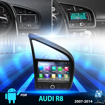 2din Araba Radyo Multimedya Oynatıcı Audi R8 2007 - 2014 RHD LHD DVD Android Otomatik Ses teyp