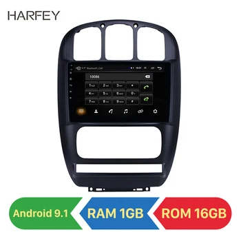 Harfey 10.1 inç GPS araba Radyo Android 9.1 Chrysler Pacifica 2006-2012 için HD Dokunmatik Ekran desteği Carplay geri görüş kamerası
