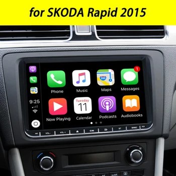 9 İnç Ekran Stereo Kafa Ünitesi SKODA rapid 2015 İçin Navigasyon Autoradio 2 Din Android 10 2din Araba Radyo GPS Multimedya Oynatıcı