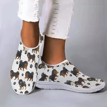 INSTANTARTS Yeni Pet Köpek Köpek Pençe Baskı Hafif Ve Nefes bağcıksız ayakkabı Yumuşak günlük ayakkabı Açık yürüyüş ayakkabısı Zapatos