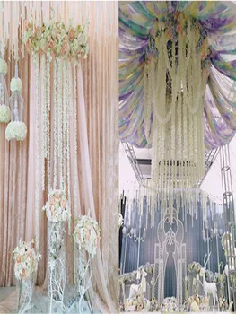 200cm Yeni Varış Zarif ipek çiçek Asma Ev Duvar Asılı Wisteria Garland Mevcut Düğün noel dekorasyonları