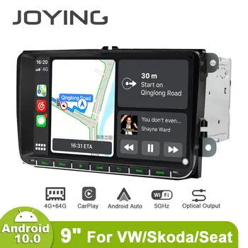 Radyo 2 din 9 Pulgada Android 10 Stereo Multimedya Ses Autoradio Carplay Kaset Volkswagen VW Skoda POLO GOLF PASSAT