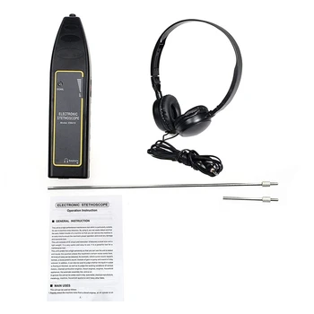 EM410 Elektronik Stetoskop Araba Gürültü Bulucu Teşhis Dinleme Cihazı Makinesi Gürültü Dedektörü Otomotiv