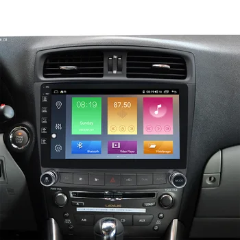 Android 8.0 10 inç Araba Multimedya Oynatıcı GPS Navigasyon Otomatik Radyo 2006-2012 Lexus IS250 IS200 IS220 IS220 IS300