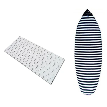 Sörf tahtası Çorap Kapak Sörf Tahtası Koruyucu saklama kutusu ve Sörf Tahtası Güverte Çekiş Kurulu Eva Kaymaz Ped
