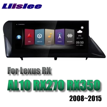 Lexus RX için AL10 RX270 RX350 450 h 2008 ~ 2015 Liislee Araba Multimedya Oynatıcı NAVI Stereo Radyo Haritalar GPS Navigasyon