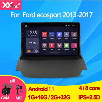 Android 11 Araba Radyo Multimedya Video Oynatıcı Navigasyon GPS Ford Ecosport 2014-2018 İçin Autoradio Ses Yok 2Din DVD