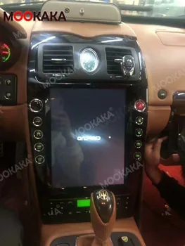 Android 9.0 64GB Araba Multimedya Oynatıcı Maserati Quattroporte 2004 - 2012 İçin Tesla Tarzı DSP otomobil radyosu GPS navigasyon başkanı Ünitesi