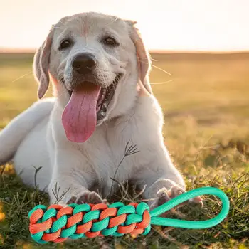 Sıkıntı rahatlatmak Taşınabilir Dönen Knot Köpek Bite oyuncak Büyük Cins için