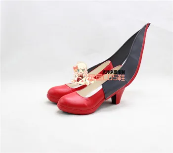 Kantai Koleksiyonu Takao Kızlar Kırmızı Cadılar Bayramı Cosplay Ayakkabı Çizme X002