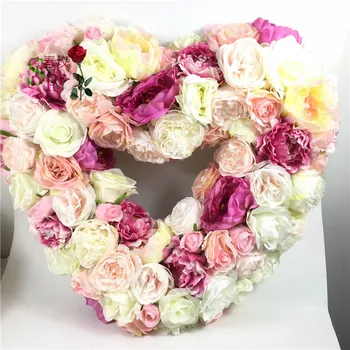 SPR FW1812211 ipek çiçek düğün dekorasyon yapay çiçekler düğün düzenlemeleri düğün kalp şeklinde yapay çiçek